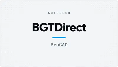 BGTDirect — Autodesk plugin