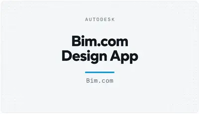 Bim.com Design App — Autodesk plugin