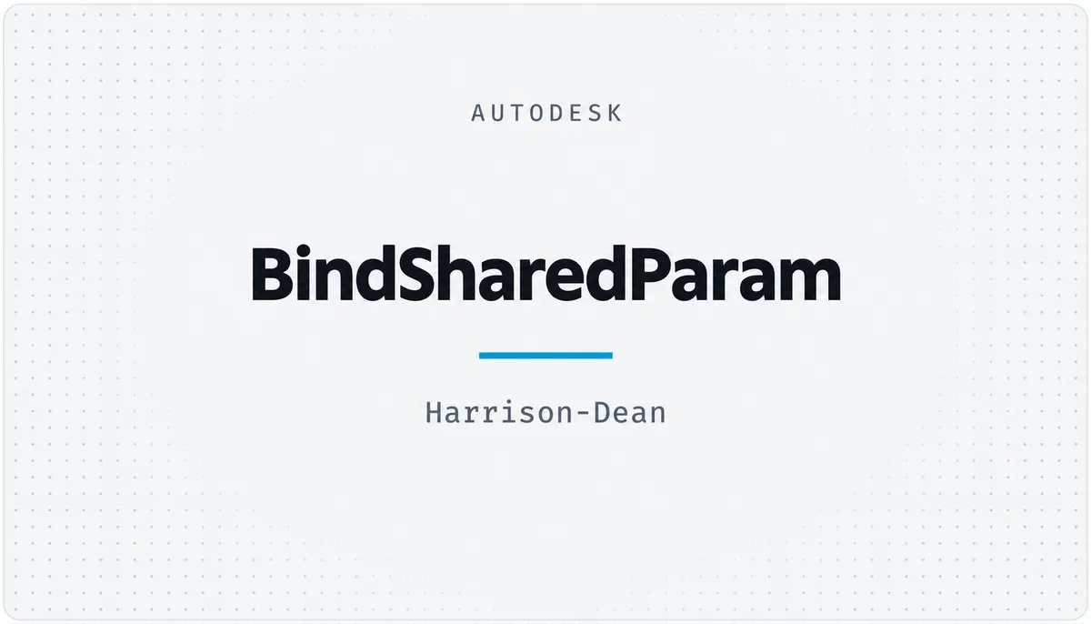 BindSharedParam — cover image