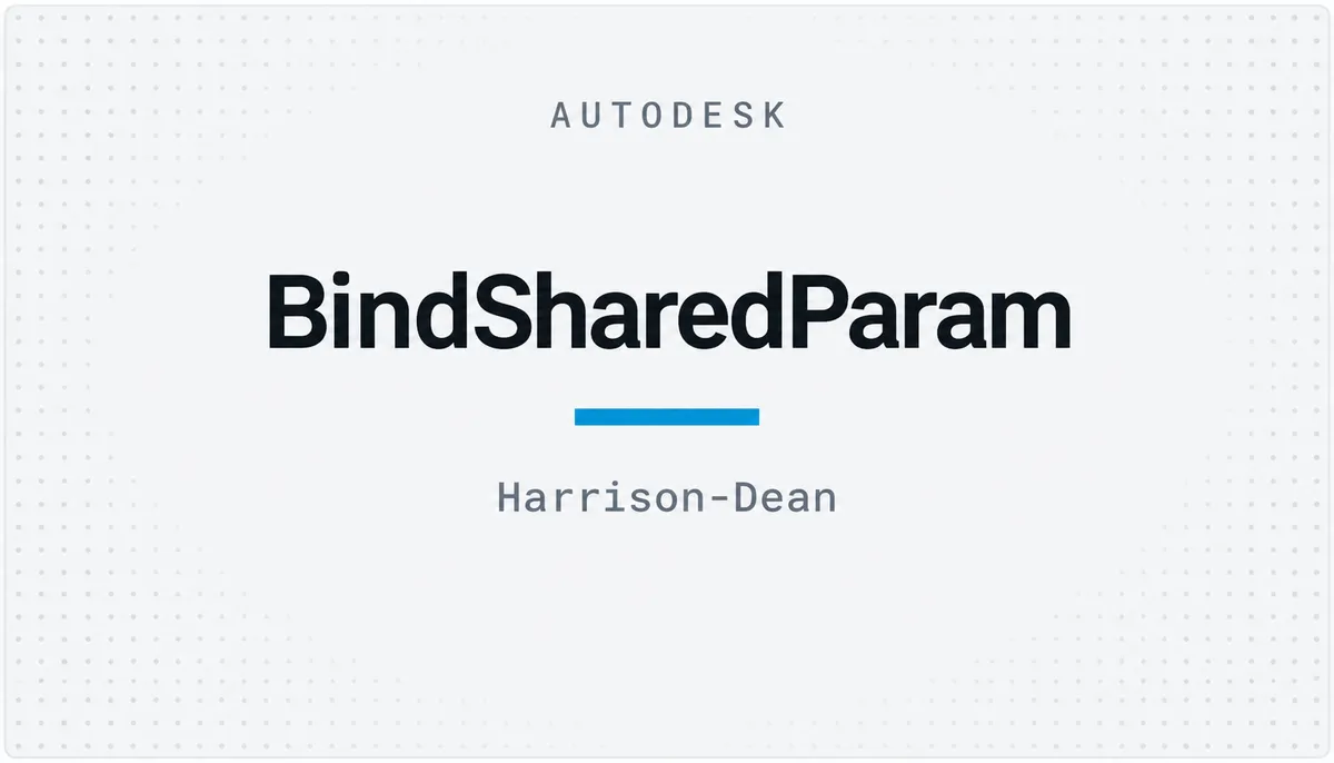 BindSharedParam — cover image