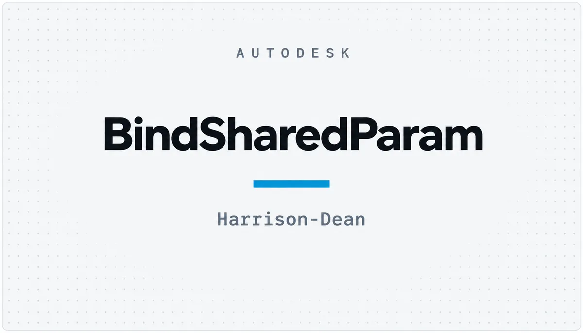 BindSharedParam — cover image