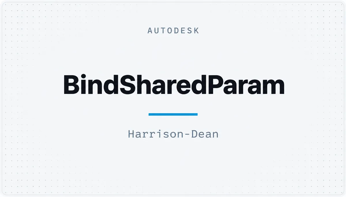 BindSharedParam — cover image