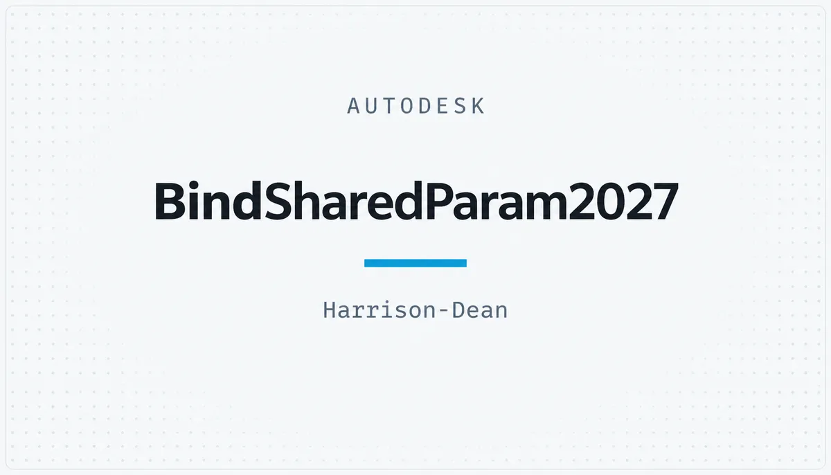 BindSharedParam2027 — cover image