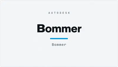 Bommer — Autodesk plugin