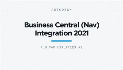 Business Central (Nav) Integration 2021 — Autodesk plugin