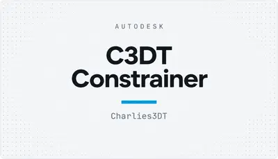 C3DT Constrainer — Autodesk plugin