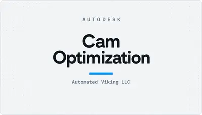 Cam Optimization — Autodesk plugin