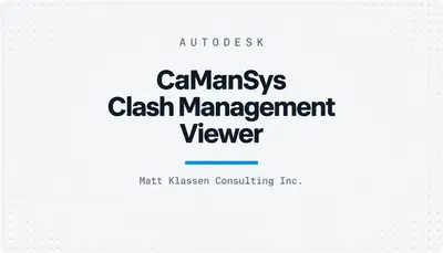 CaManSys Clash Management Viewer — Autodesk plugin
