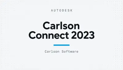 Carlson Connect 2023 — Autodesk plugin