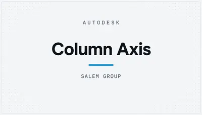 Column Axis — Autodesk plugin
