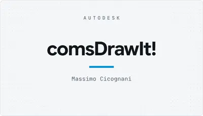 comsDrawIt! — Autodesk plugin