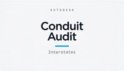 Conduit Audit — Autodesk plugin