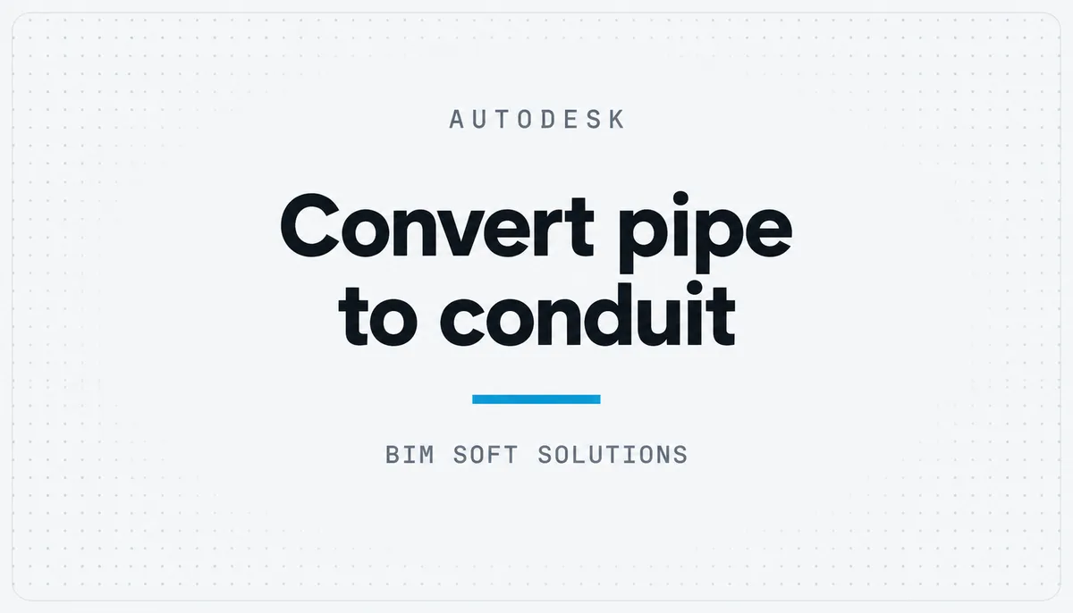 Convert pipe to conduit — cover image