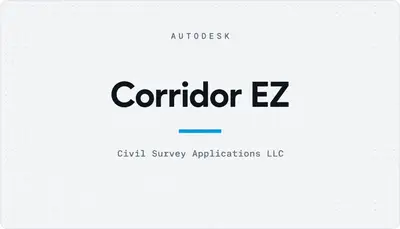 Corridor EZ — Autodesk plugin