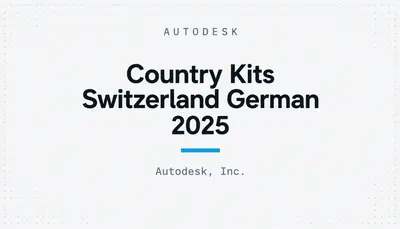 Country Kits Switzerland German 2025 — Autodesk plugin