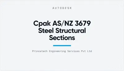 Cpak AS/NZ 3679 Steel Structural Sections — Autodesk plugin