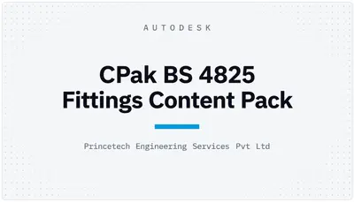 CPak BS 4825 Fittings Content Pack — Autodesk plugin