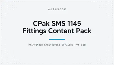 CPak SMS 1145 Fittings Content Pack — Autodesk plugin