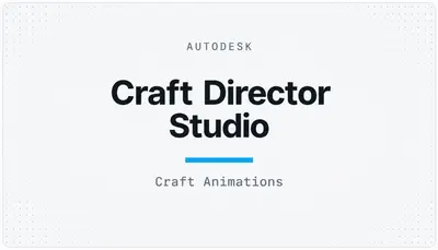 Craft Director Studio — Autodesk plugin