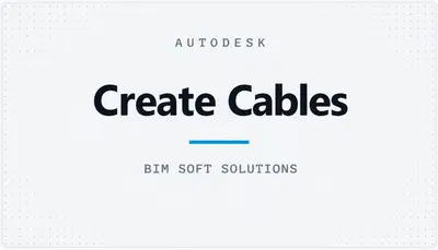 Create Cables — Autodesk plugin