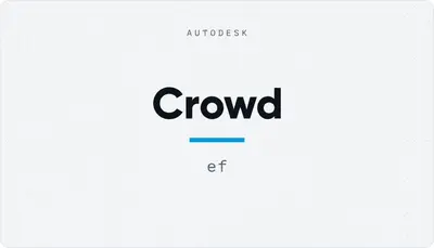 Crowd — Autodesk plugin