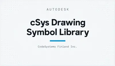 cSys Drawing Symbol Library — Autodesk plugin