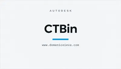 CTBin — Autodesk plugin