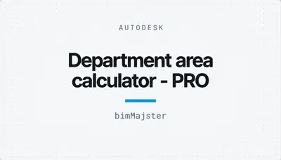 Department area calculator - PRO — Autodesk plugin