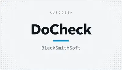 DoCheck — Autodesk plugin