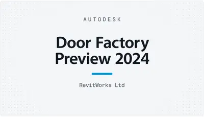 Door Factory Preview 2024 — Autodesk plugin