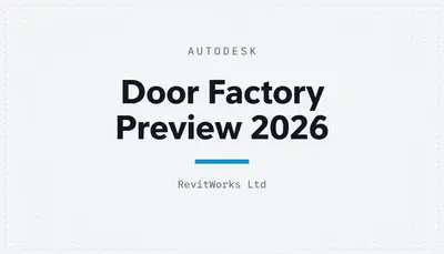 Door Factory Preview 2026 — Autodesk plugin
