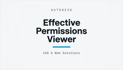 Effective Permissions Viewer — Autodesk plugin
