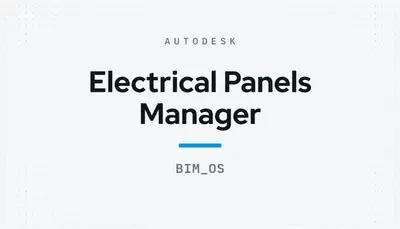 Electrical Panels Manager — Autodesk plugin