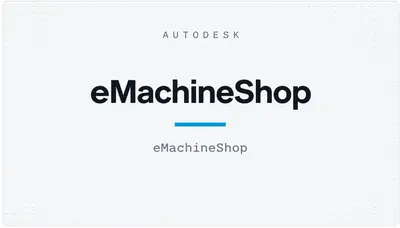 eMachineShop — Autodesk plugin