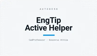 EngTip Active Helper — Autodesk plugin