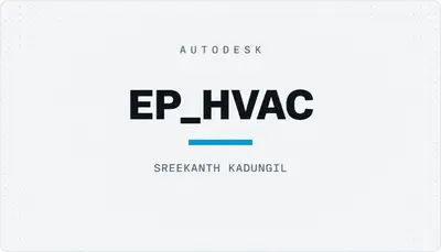 EP_HVAC — Autodesk plugin