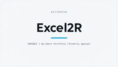 Excel2R — Autodesk plugin