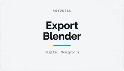 Export Blender — Autodesk plugin