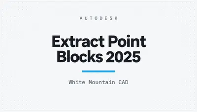 Extract Point Blocks 2025 — Autodesk plugin