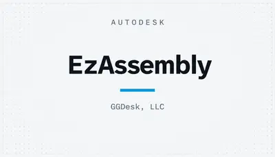 EzAssembly — Autodesk plugin