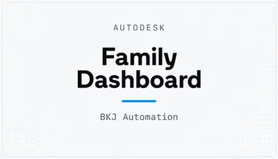 Family Dashboard — Autodesk plugin