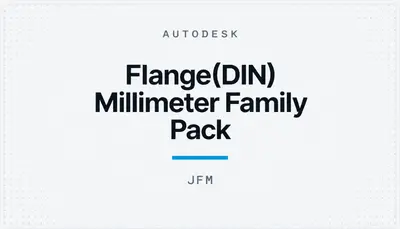 Flange(DIN) Millimeter Family Pack — Autodesk plugin