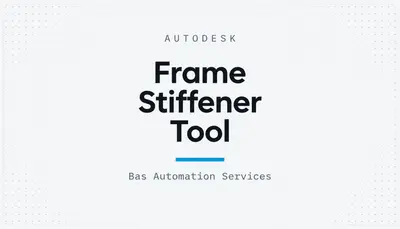 Frame Stiffener Tool — Autodesk plugin