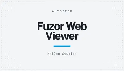 Fuzor Web Viewer — Autodesk plugin