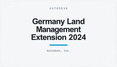 Germany Land Management Extension 2024 — Autodesk plugin