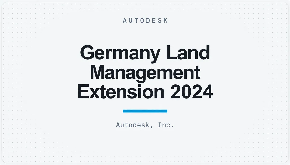Germany Land Management Extension 2024 — cover image