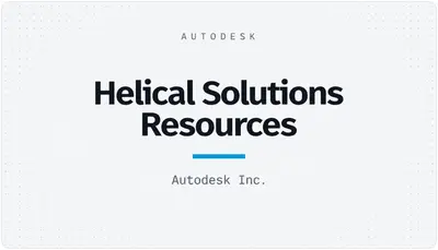 Helical Solutions Resources — Autodesk plugin