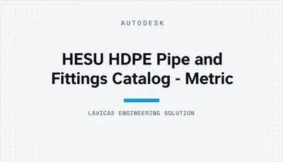 HESU HDPE Pipe and Fittings Catalog - Metric — Autodesk plugin