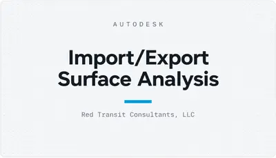 Import/Export Surface Analysis — Autodesk plugin