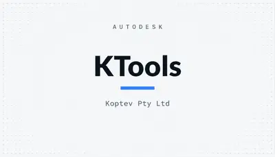 KTools — Autodesk plugin
